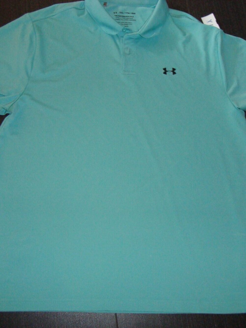 Under Armour The Performance Polo Shirt Mens 2XL Teal